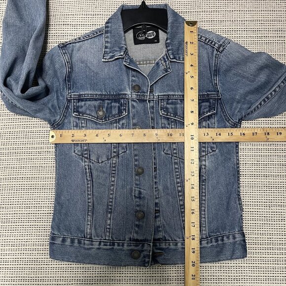 Cheap Monday Vital Blue Denim Jacket Heavy Worn XS - Picture 6 of 6